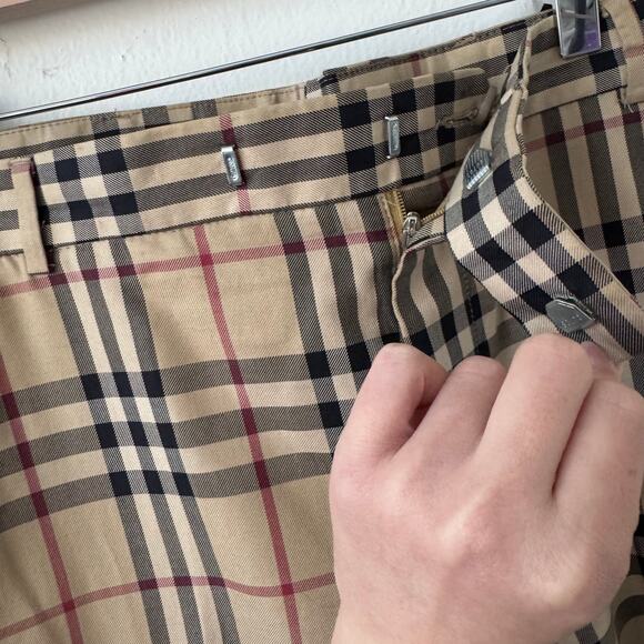 Burberry London Perham Cotton Trousers in Nova Check - Picture 5 of 10